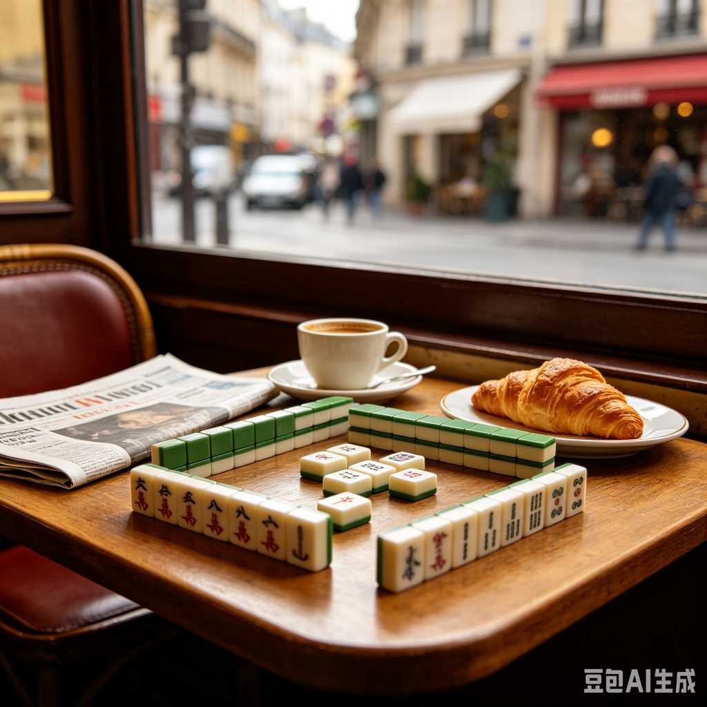engraved texture mahjong tiles