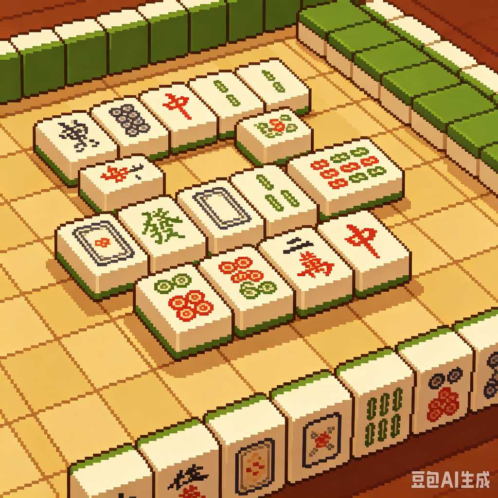 mahjong tile rack set