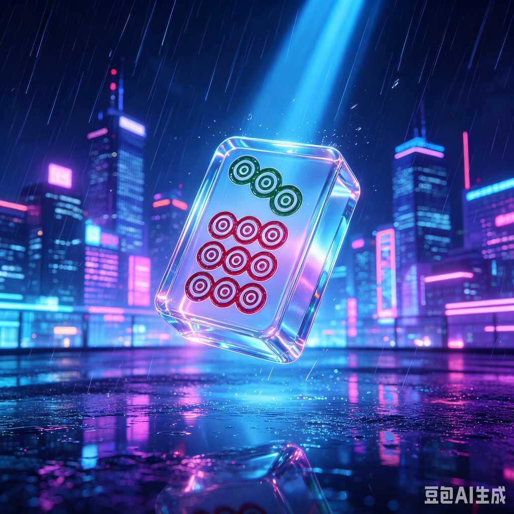 vivid color print mahjong set