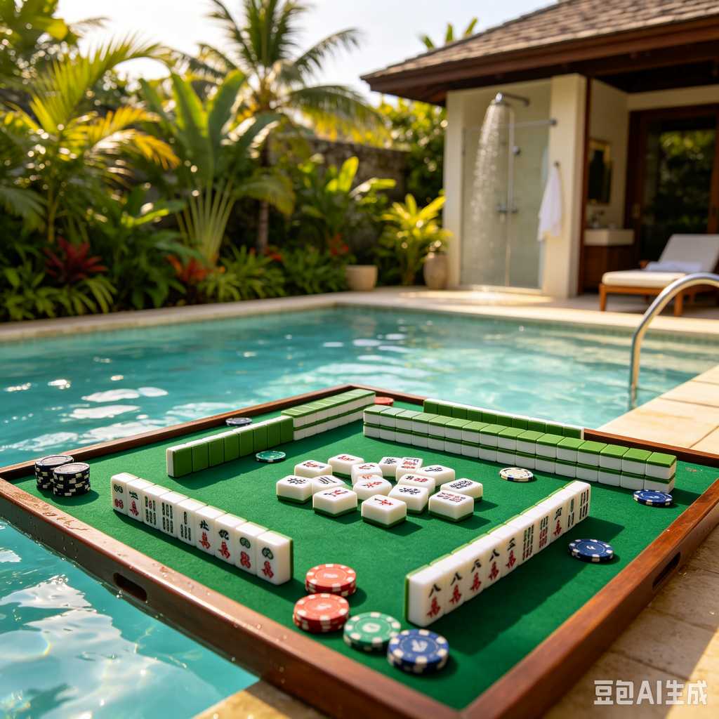 simulated ivory mahjong set